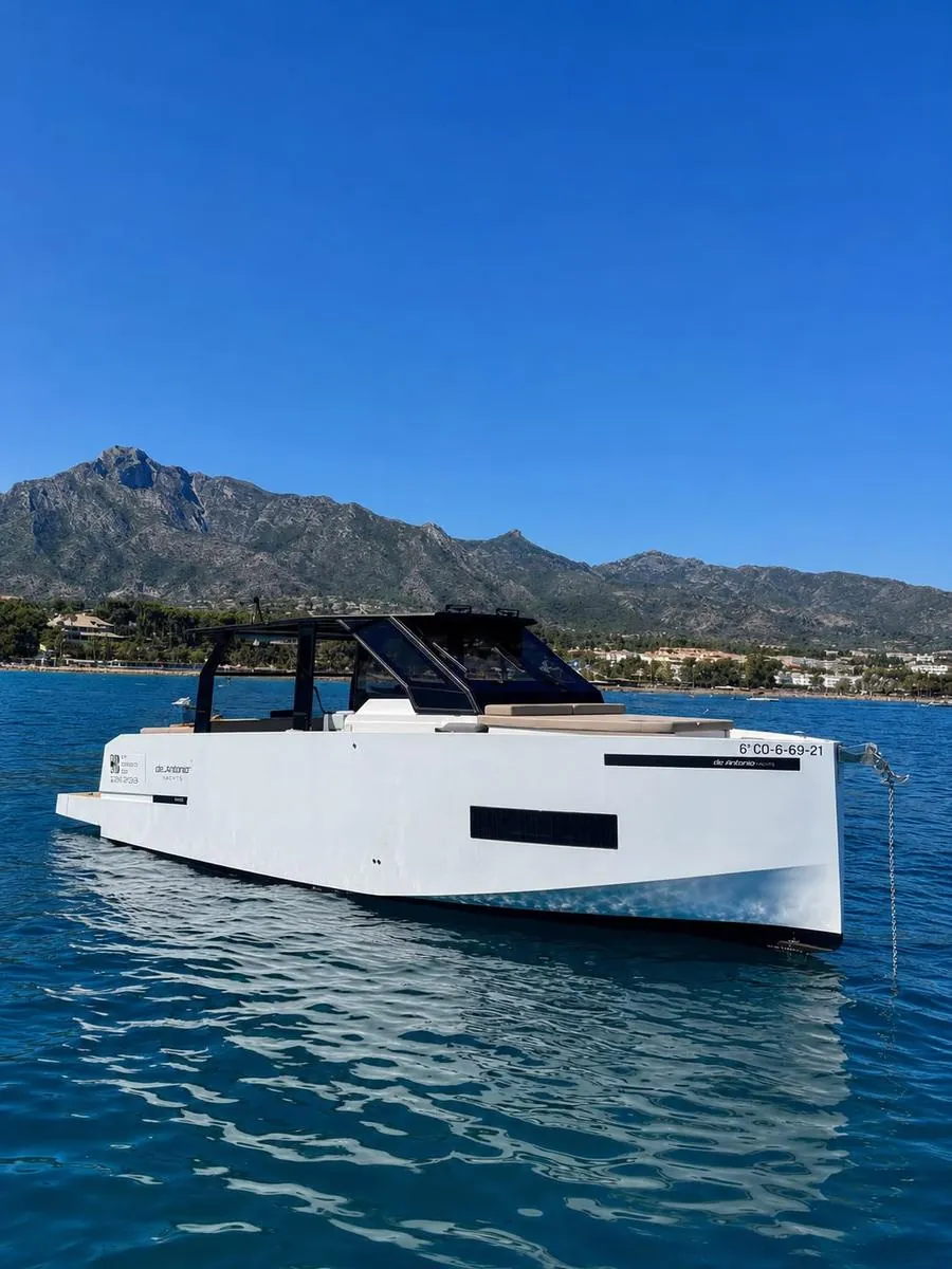 D-Fender 39 — 12 mts charter yacht available in Marbella