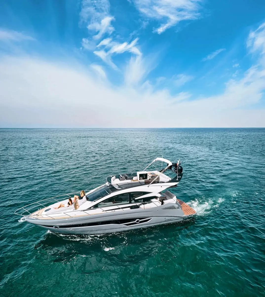 Cobrey 50 Fly — 15 mts charter yacht available in Marbella