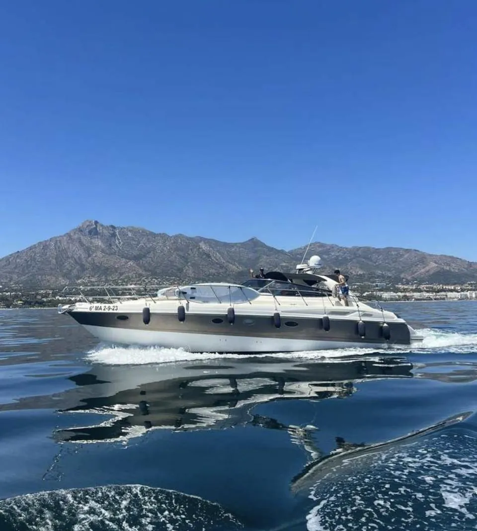 Cranchi 50 — 16 mts charter yacht available in Marbella