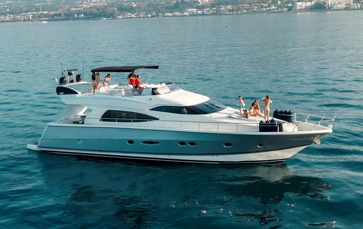 Dominator 64 — 22 mts charter yacht available in Marbella